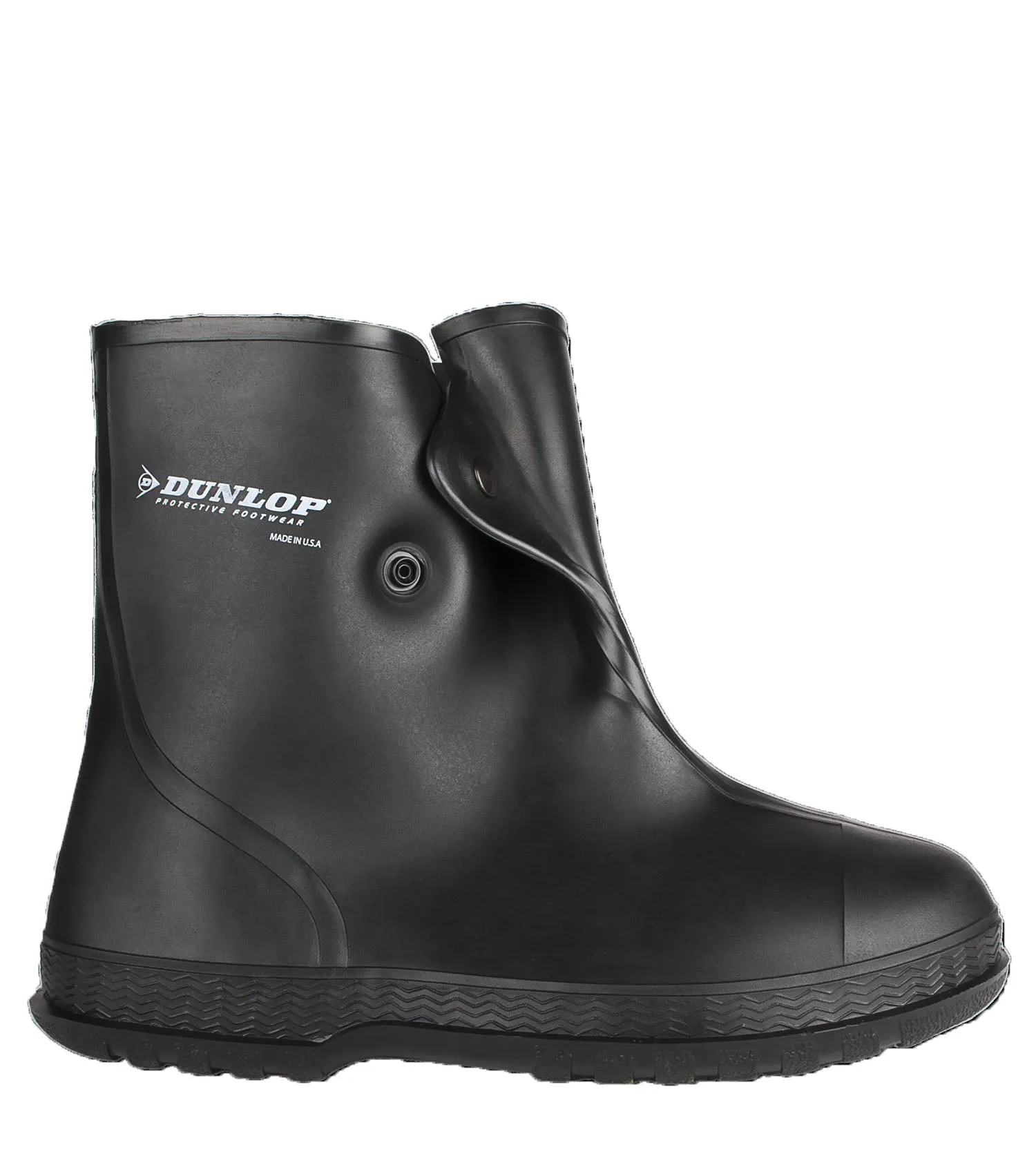 10'' Overshoes, Black | PVC Overshoes | Flexible & Lightweight.
