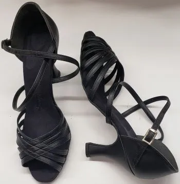 3" Novah -- Women's Latin Ballroom Sandal -- Black