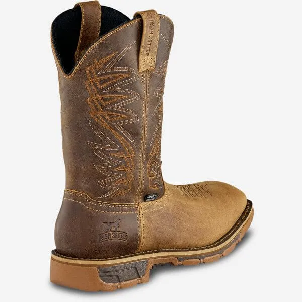 83912 Irish Setter Men's Marshall 11" Waterproof Pull-On Square Steel Toe