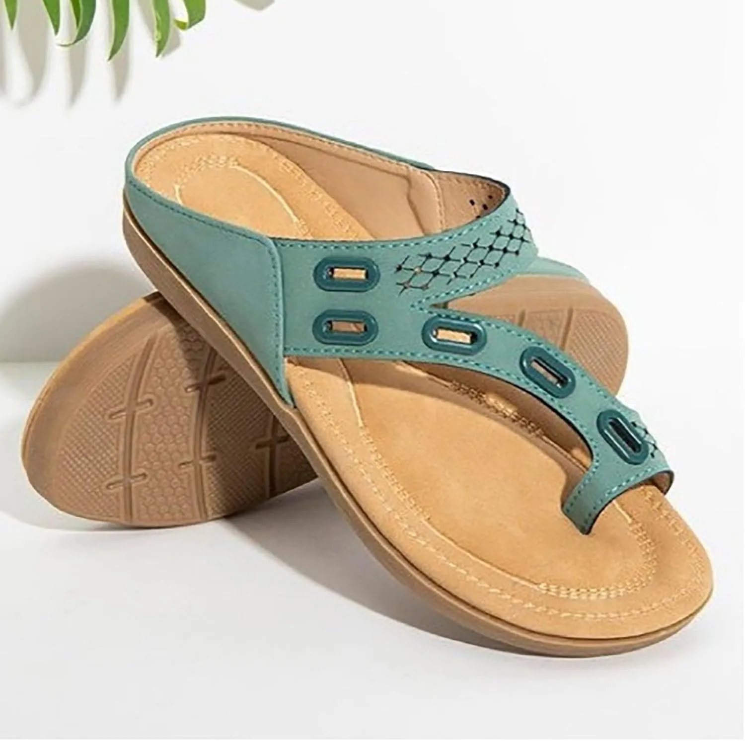 Adjustable Orthopedic Sandals Women Summer Casual Flip Flops Arch Support Comfortable Walking Shoes Non Slip Outdoor Beach Thong Sandals