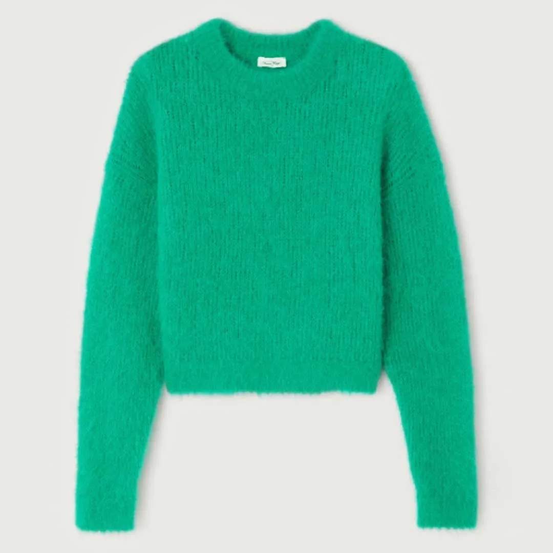 AMERICAN VINTAGE BYM18C strik - menthe grøn