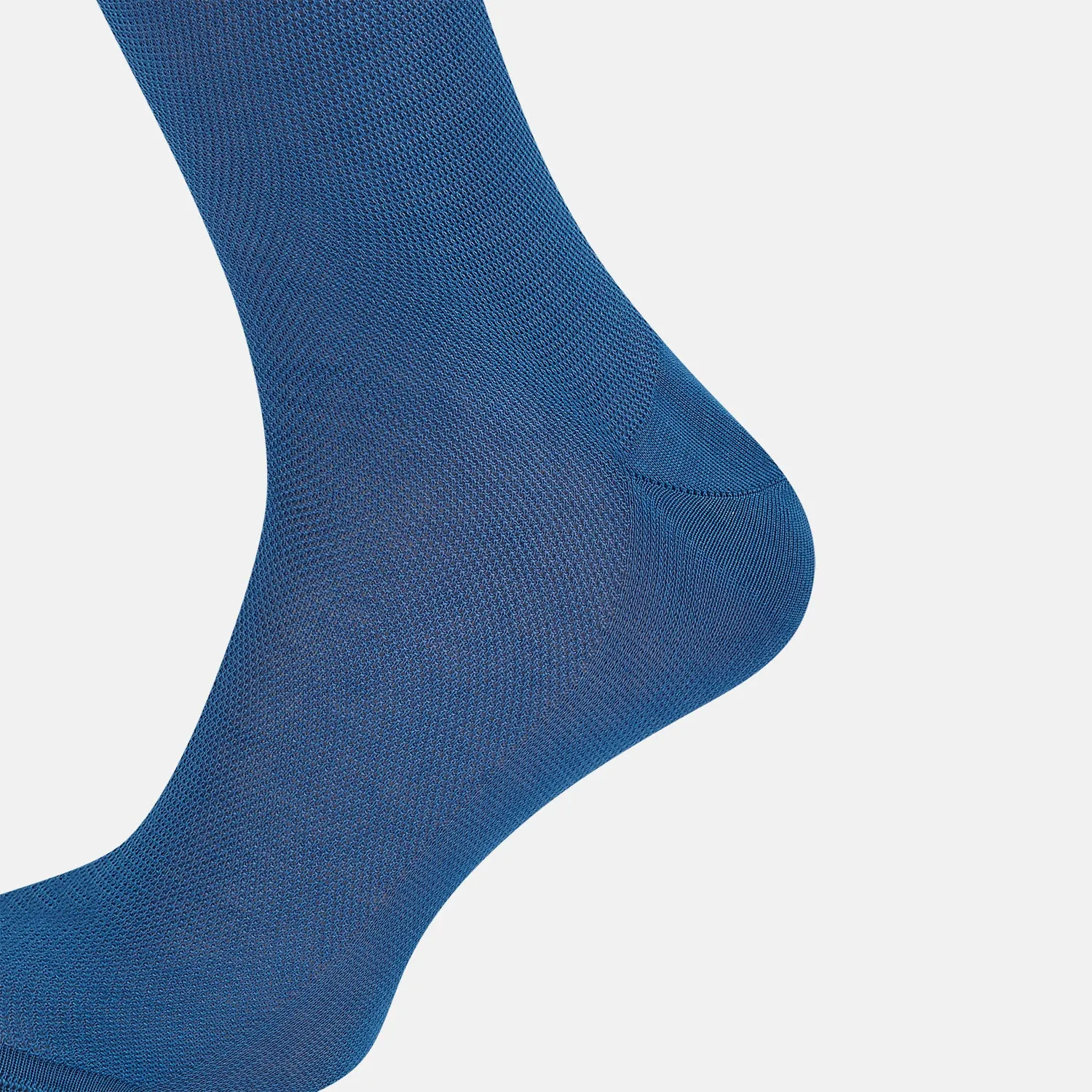 Azzurro Micro Knit Mid-Length Socks