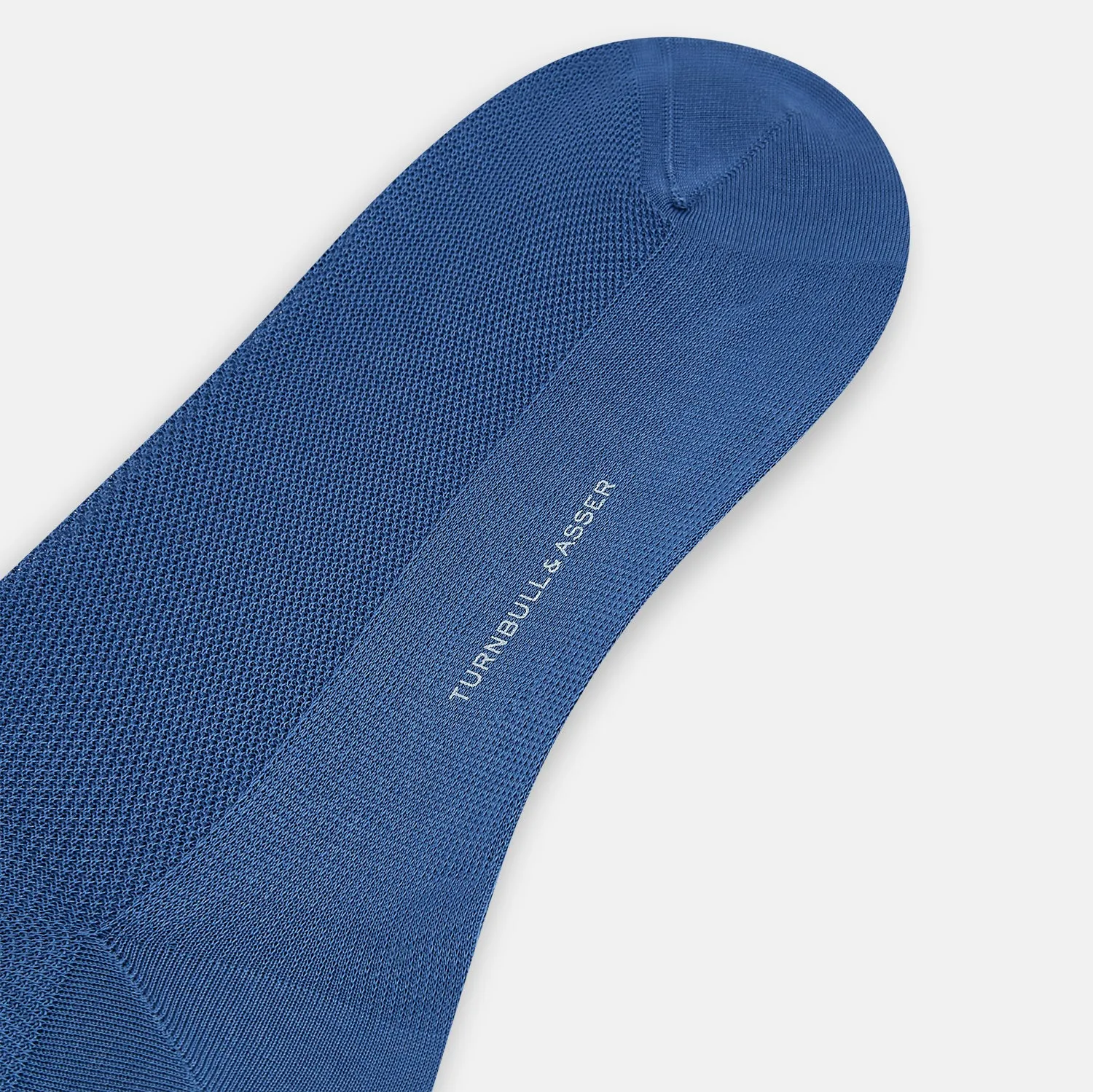 Azzurro Micro Knit Mid-Length Socks
