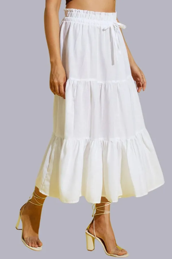 Blacc Fashionable Pleated Skirt
