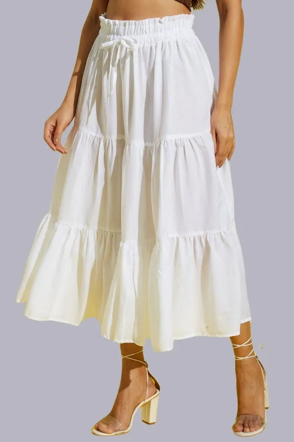Blacc Fashionable Pleated Skirt