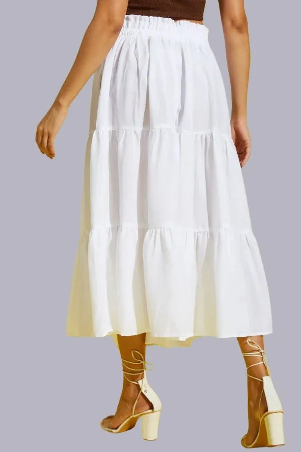 Blacc Fashionable Pleated Skirt
