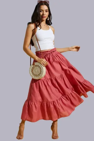 Blacc Fashionable Pleated Skirt