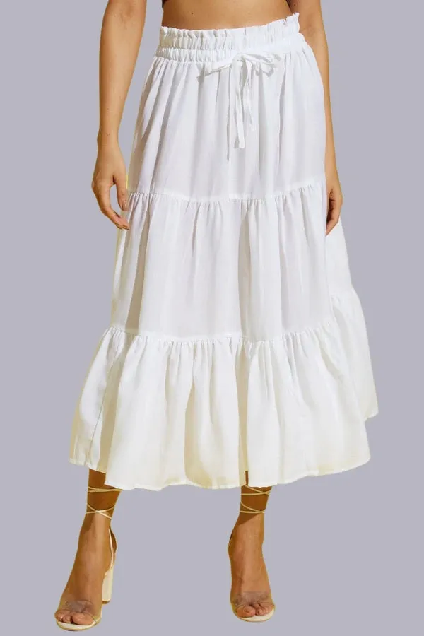 Blacc Fashionable Pleated Skirt