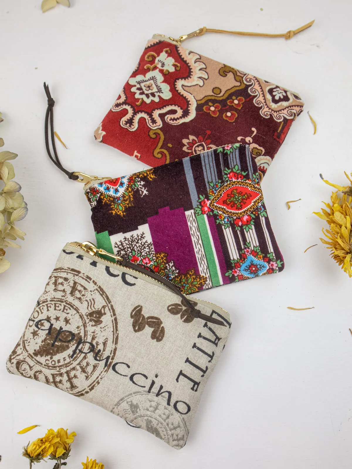 Boho Velvet Mini Pouch