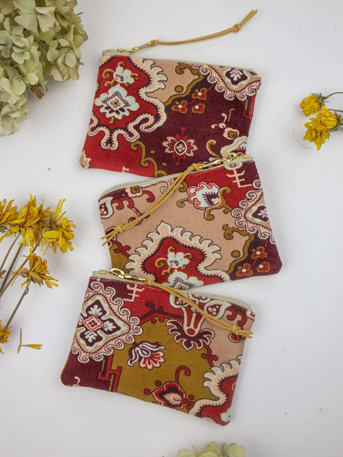 Boho Velvet Mini Pouch