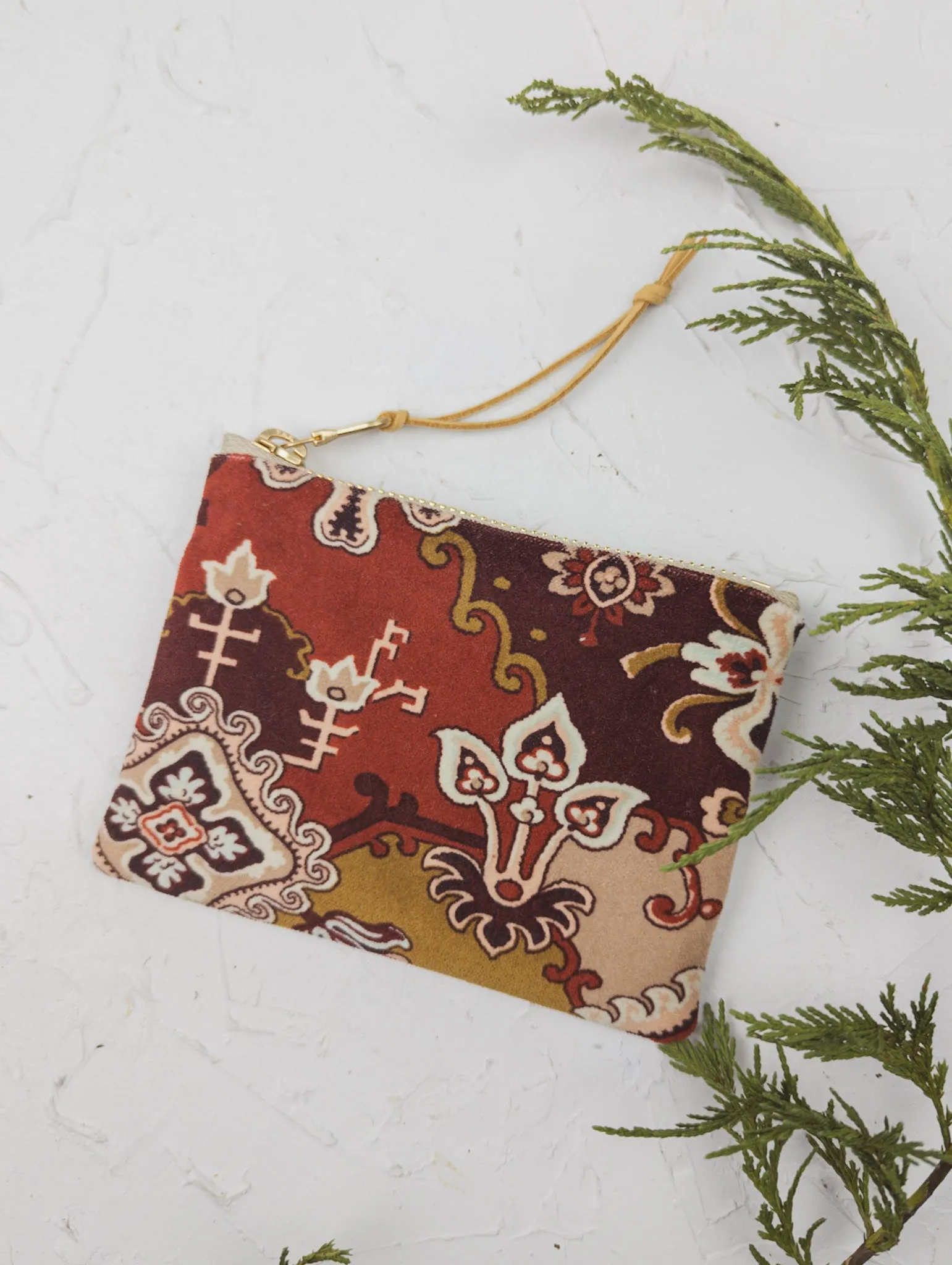 Boho Velvet Mini Pouch