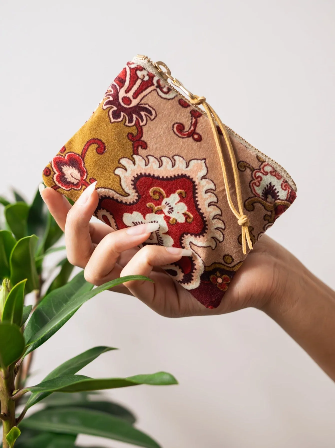 Boho Velvet Mini Pouch