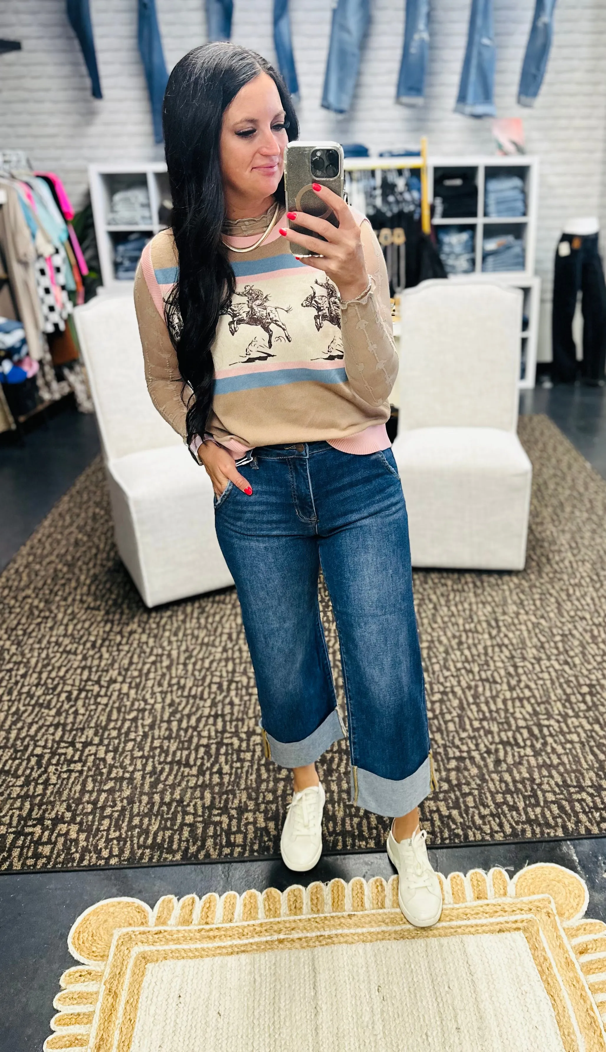 Bull Twinkle Knit Vest