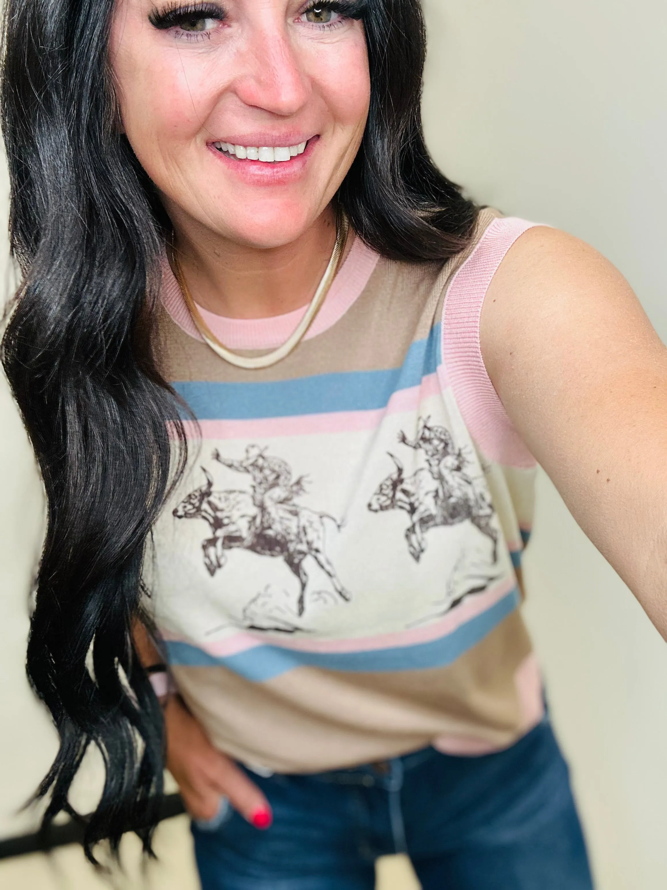 Bull Twinkle Knit Vest
