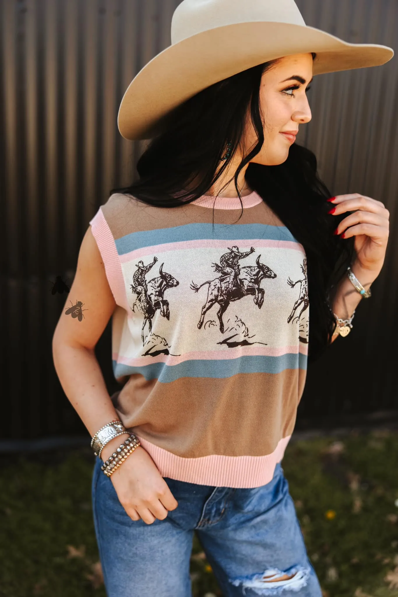 Bull Twinkle Knit Vest