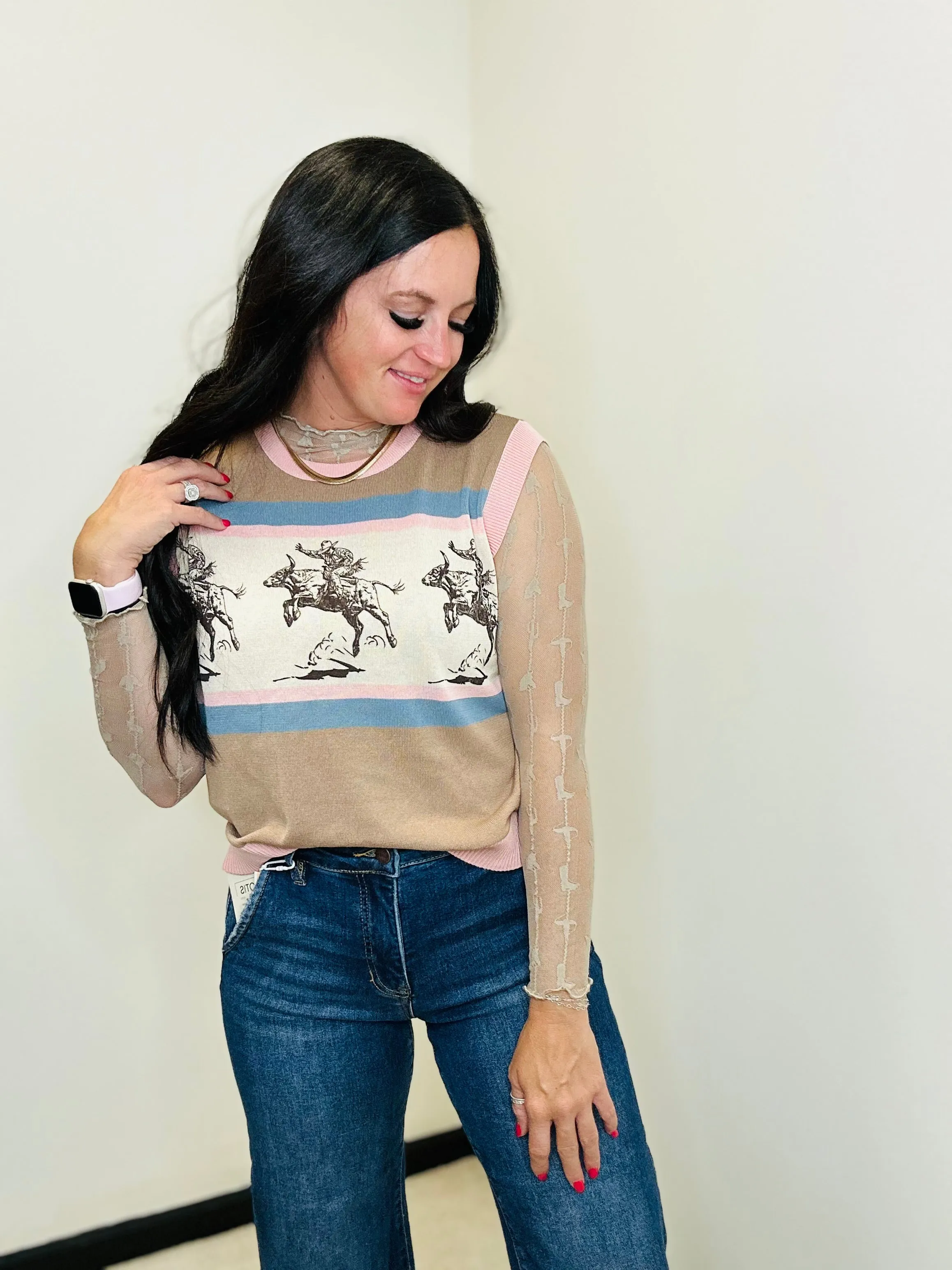 Bull Twinkle Knit Vest