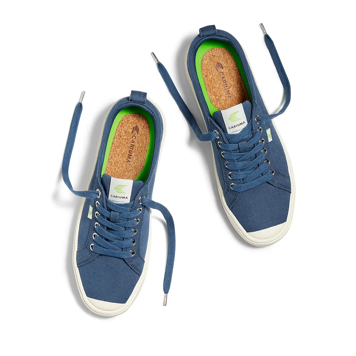 CARIUMA OCA LOW Shadow Blue Canvas Sneaker Men