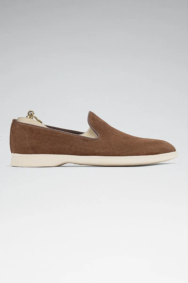 Chestnut Suede All Day Slipper