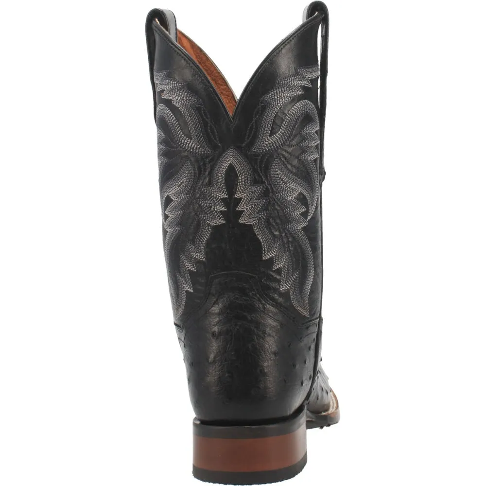 Dan Post Men's Alamosa Full Quill Ostrich Square Toe Boot DP4873