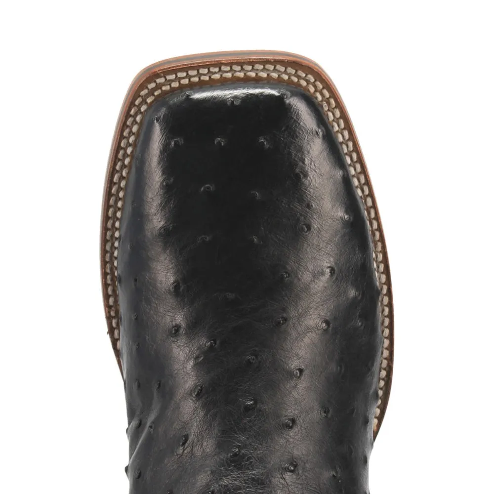 Dan Post Men's Alamosa Full Quill Ostrich Square Toe Boot DP4873