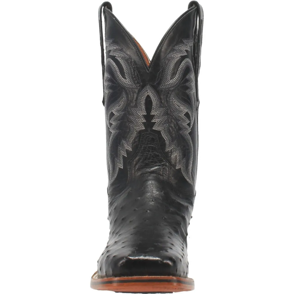 Dan Post Men's Alamosa Full Quill Ostrich Square Toe Boot DP4873