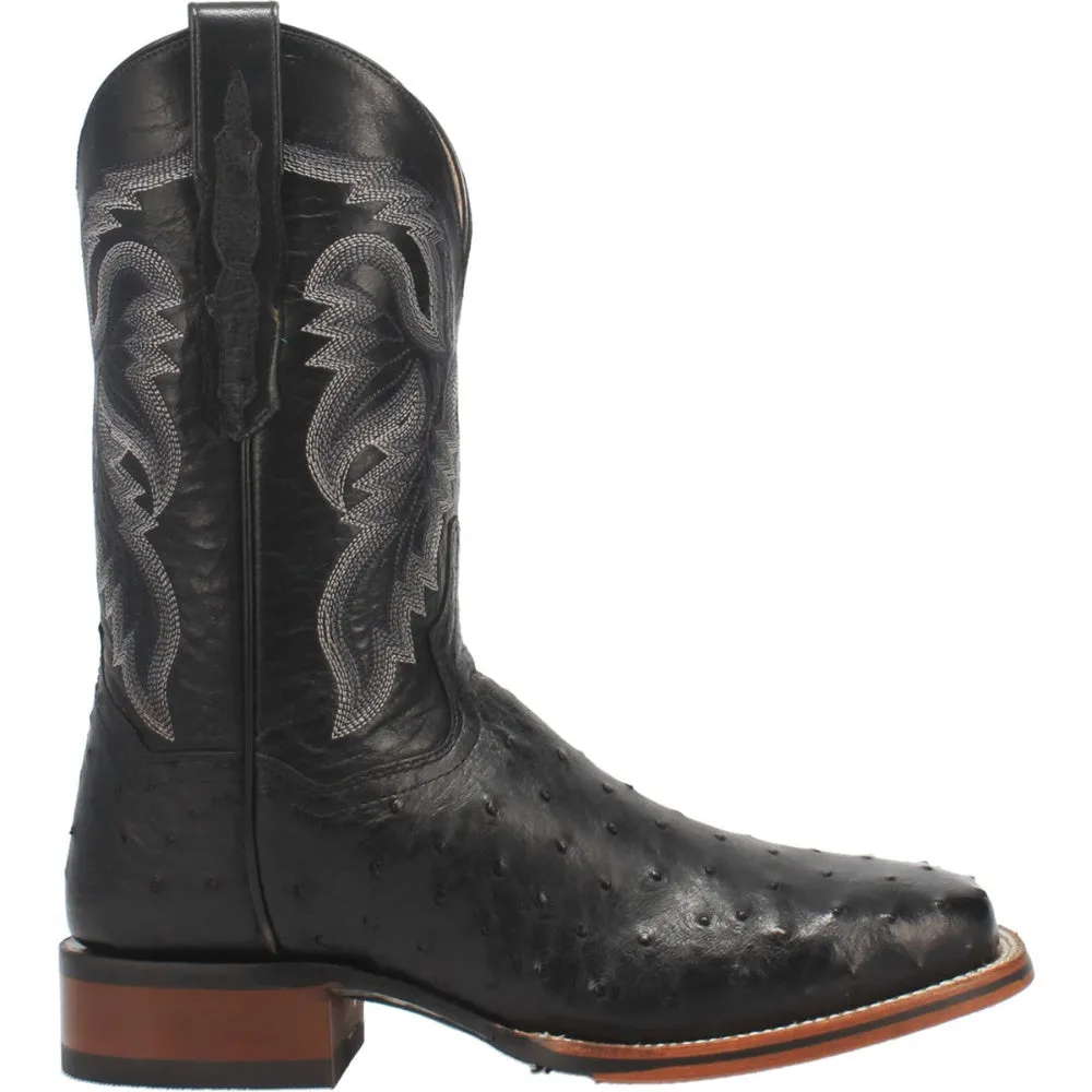 Dan Post Men's Alamosa Full Quill Ostrich Square Toe Boot DP4873