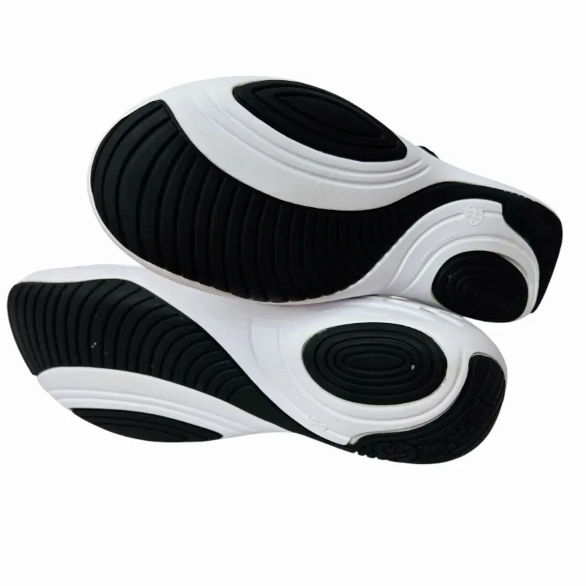 DAWGS Men's Spirit Shoes (White/Navy 13M) Rubber Casual Golfing Slip-Ons
