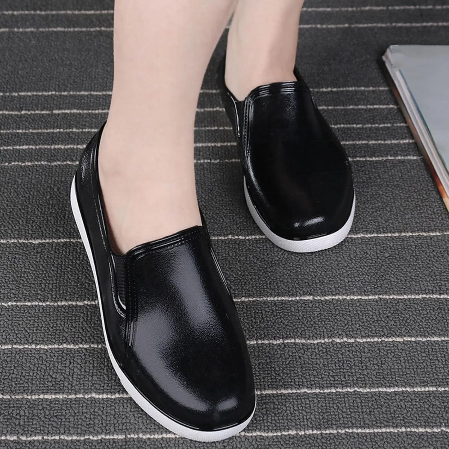 Easy Slip On Shoes for Women Fashion Non Shoelaces Sneakers for Maternity Elderly Comfort Walking Shoes Loafers 2025