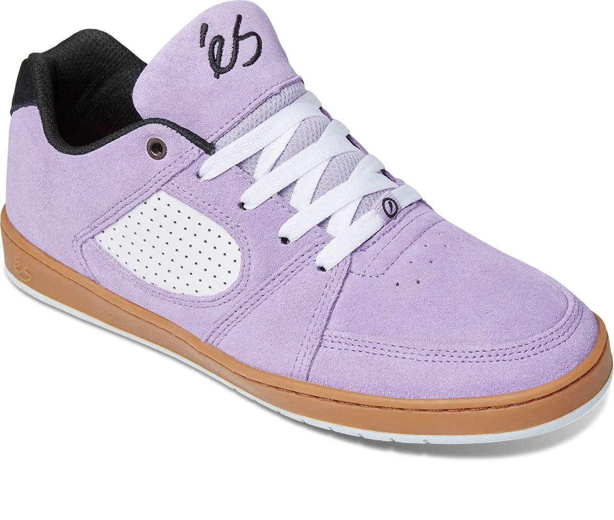 Es - Accel Slim Skateboard Shoes - Lavender - Sale