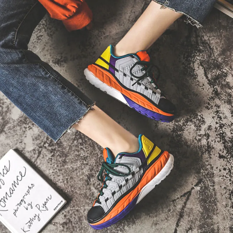 Fashion Colorful Casual Dad Shoes