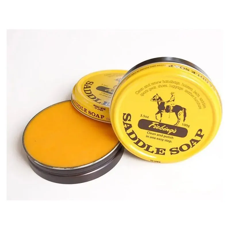 Fiebing's Yellow Saddle Soap Cleans and Lubricate Leather