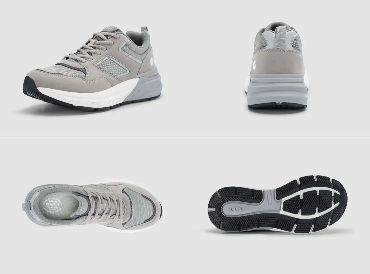 FitVille Men's Rebound Neo Walking Shoes V2