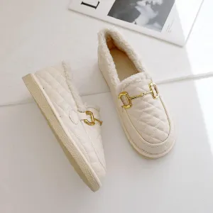 Flat-bottomed All-match Maternity Cotton Scoop Shoes
