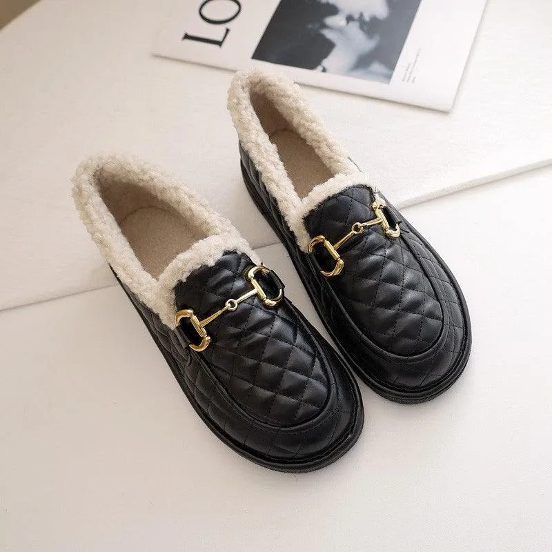 Flat-bottomed All-match Maternity Cotton Scoop Shoes