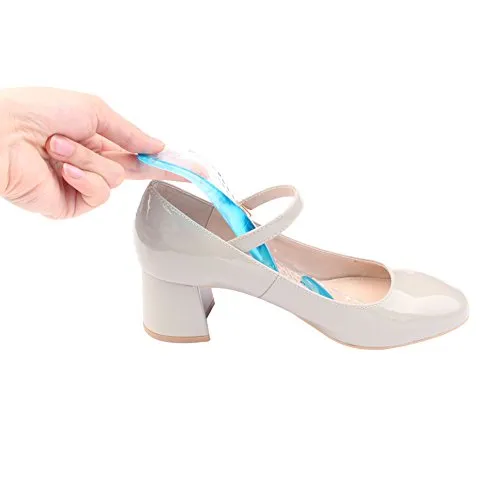 footinsole Arch Support Orthotic Insoles – Effective Support for Fallen, Flat or Weak Arches (Without Heel Cushion, Blue)