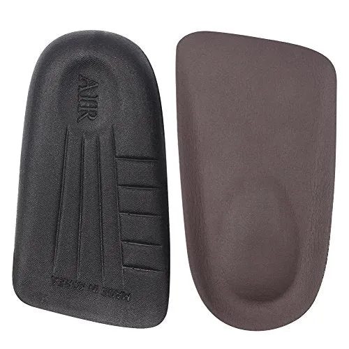footinsole Heel Cushion Dress Shoe Insoles - Best Shoe Inserts - Leather Brown