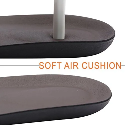 footinsole Heel Cushion Dress Shoe Insoles - Best Shoe Inserts - Leather Brown