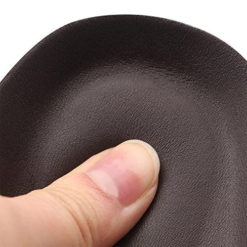 footinsole Heel Cushion Dress Shoe Insoles - Best Shoe Inserts - Leather Brown