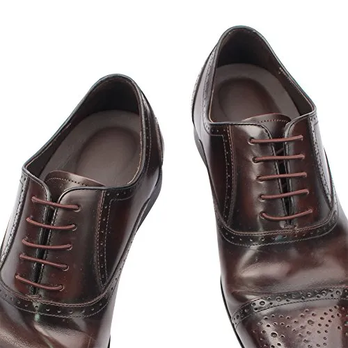 footinsole Heel Cushion Dress Shoe Insoles - Best Shoe Inserts - Leather Brown