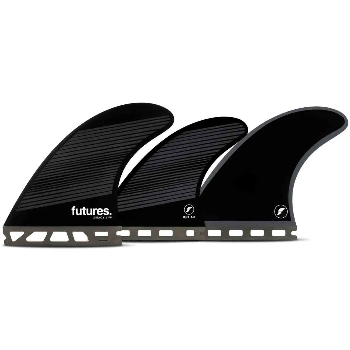 Futures Fins F8 Honeycomb Legacy Tri-Quad Fin Set - Large