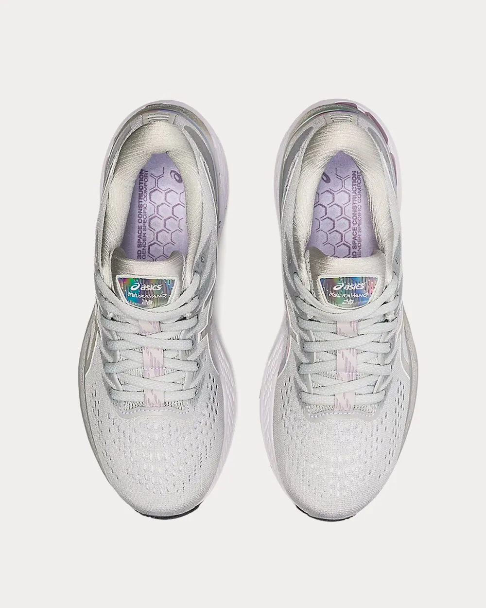 Gel-Kayano Platinum Glacier Grey / White Running Shoes