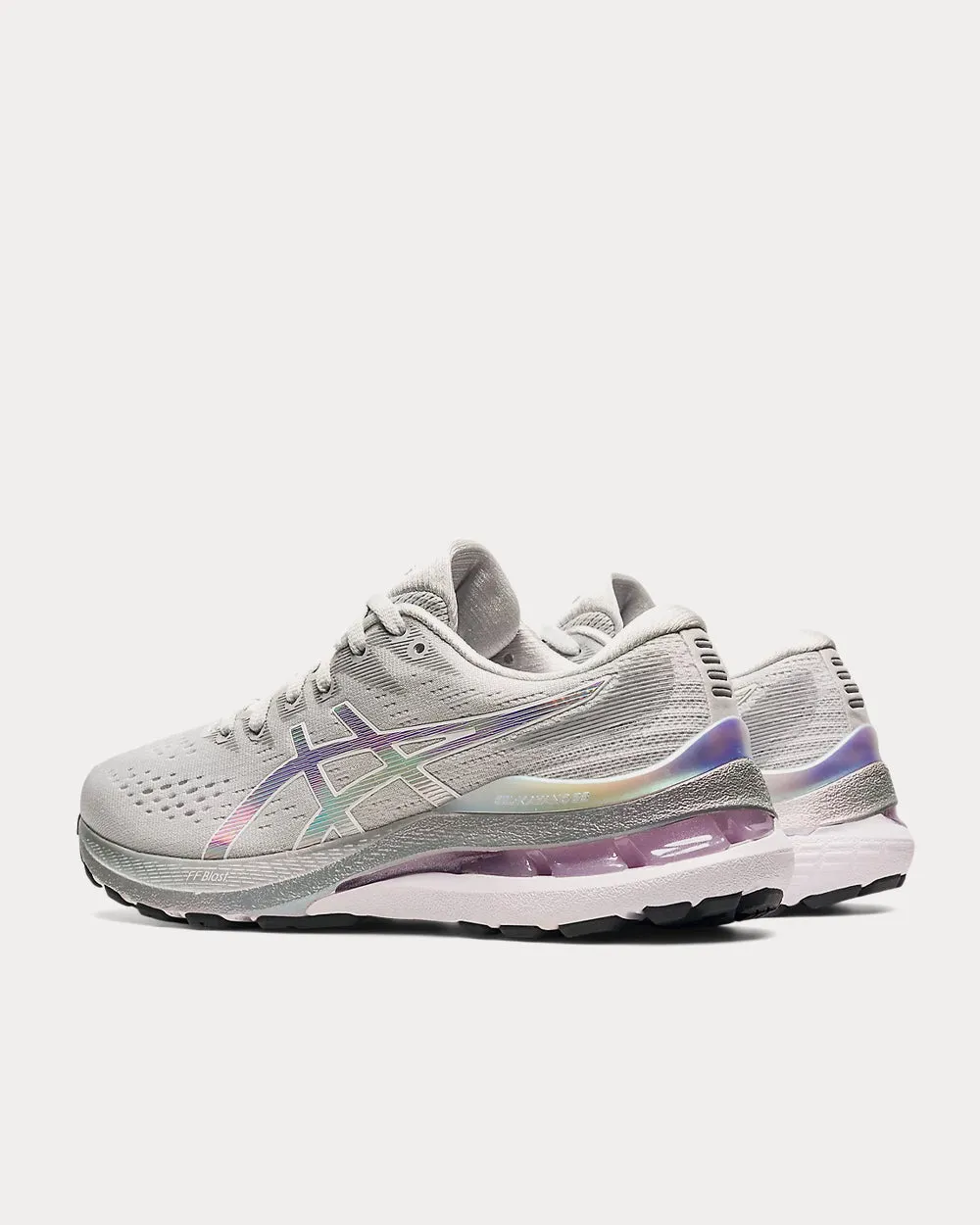 Gel-Kayano Platinum Glacier Grey / White Running Shoes