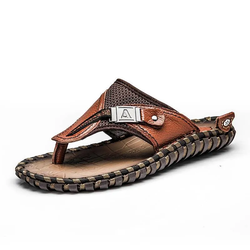 Handmade Dad Shoes Men's Sandals And Slippers