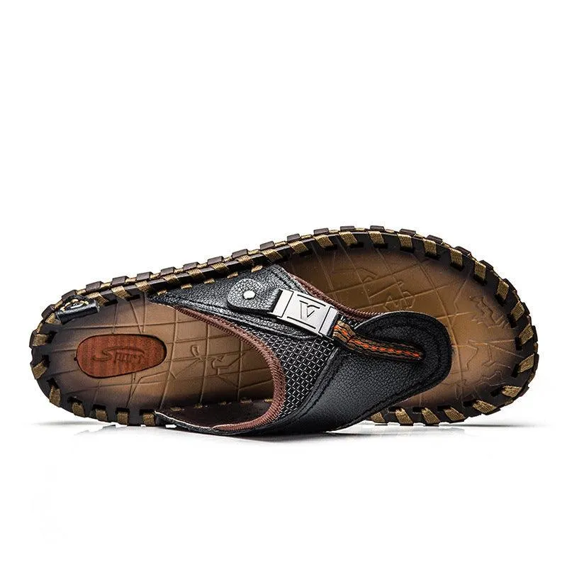 Handmade Dad Shoes Men's Sandals And Slippers