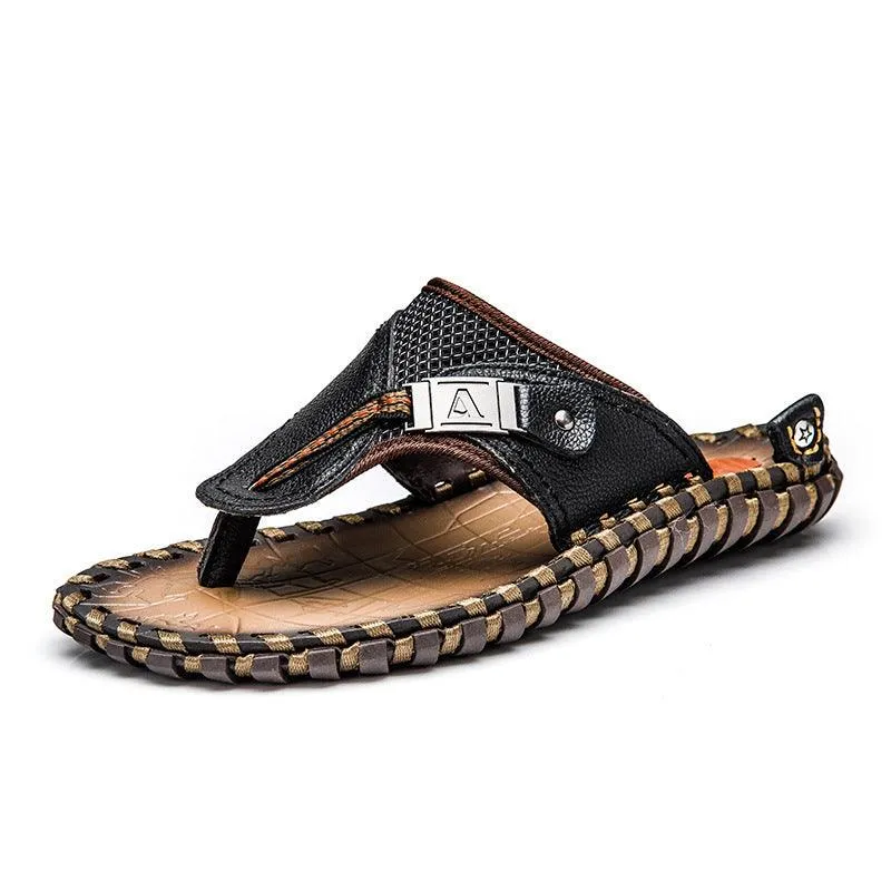 Handmade Dad Shoes Men's Sandals And Slippers