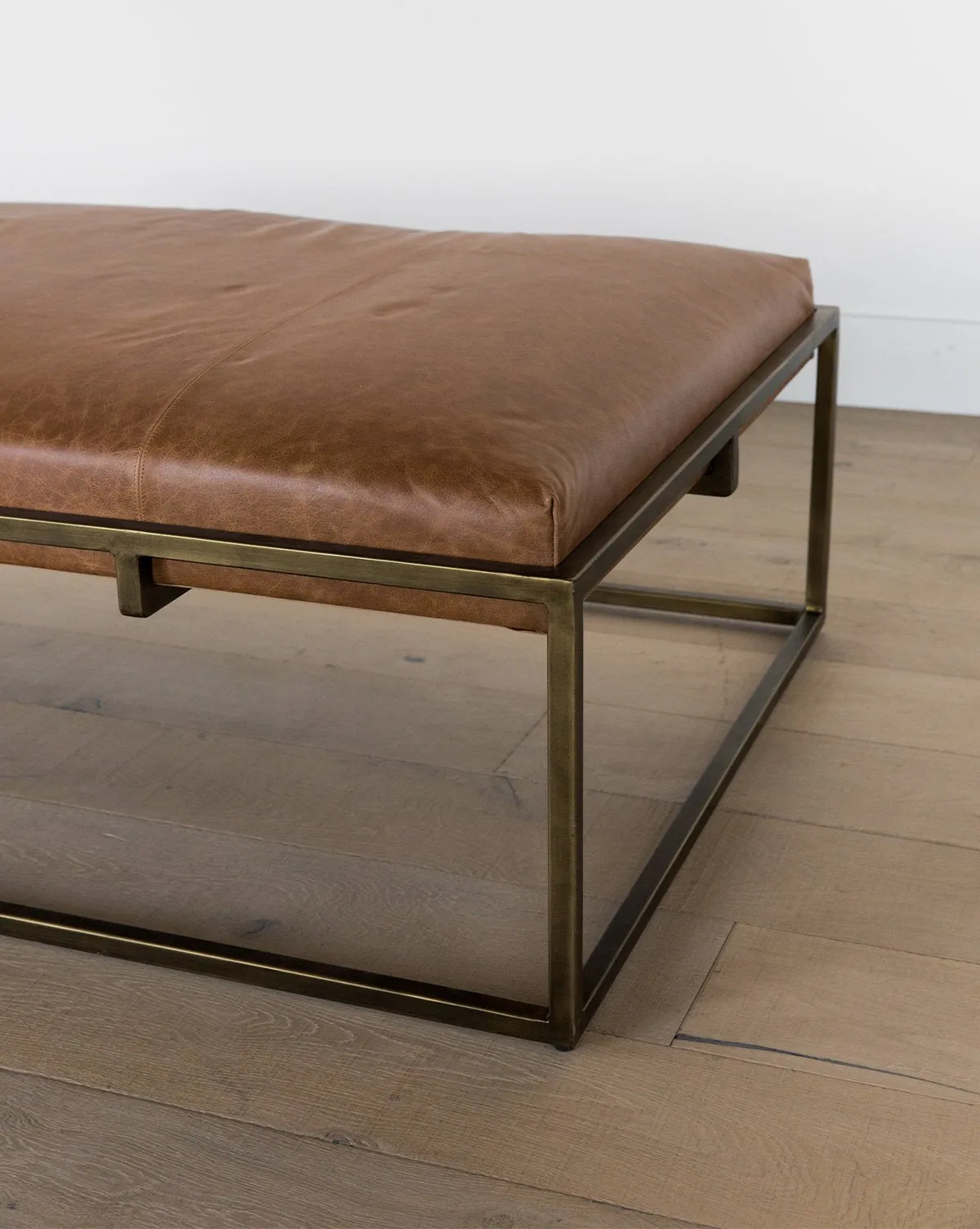 Harlow Leather Bench
