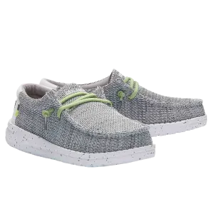 Hey Dude Children's Wally Sox Stone White 130130705