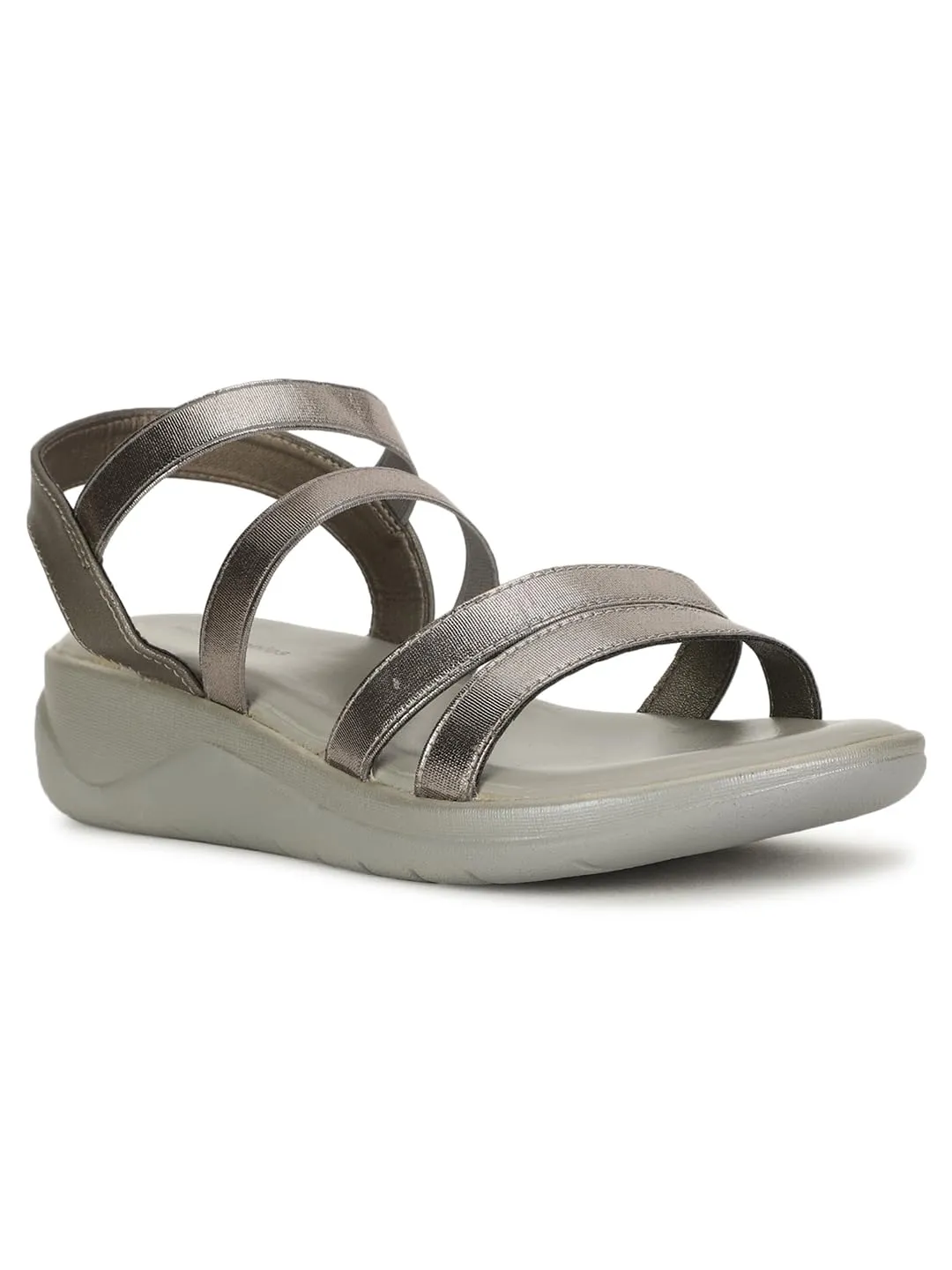 Hush Puppies Women's NOAH Sandals (6641522_SILVER_4 UK)