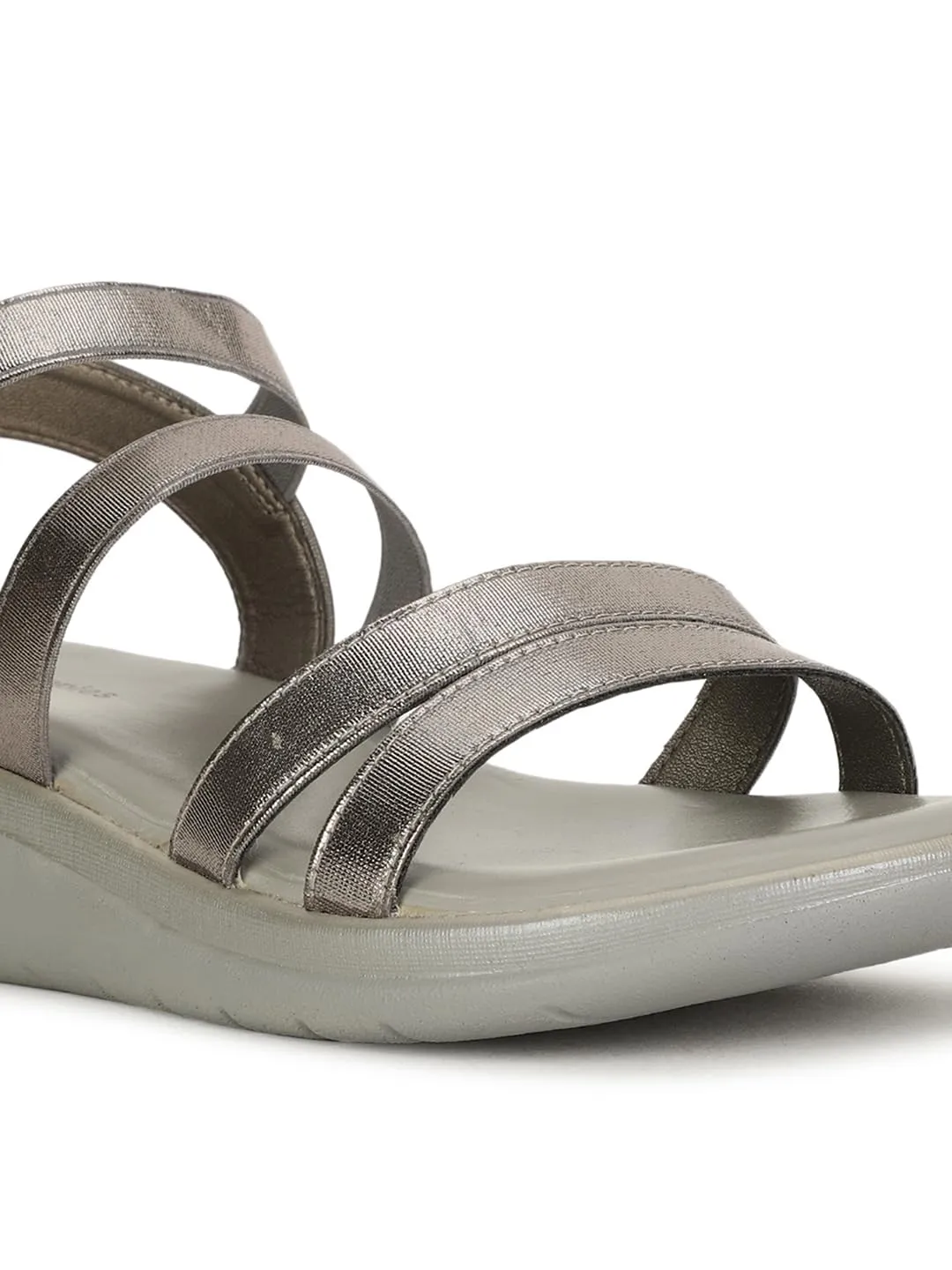 Hush Puppies Women's NOAH Sandals (6641522_SILVER_4 UK)