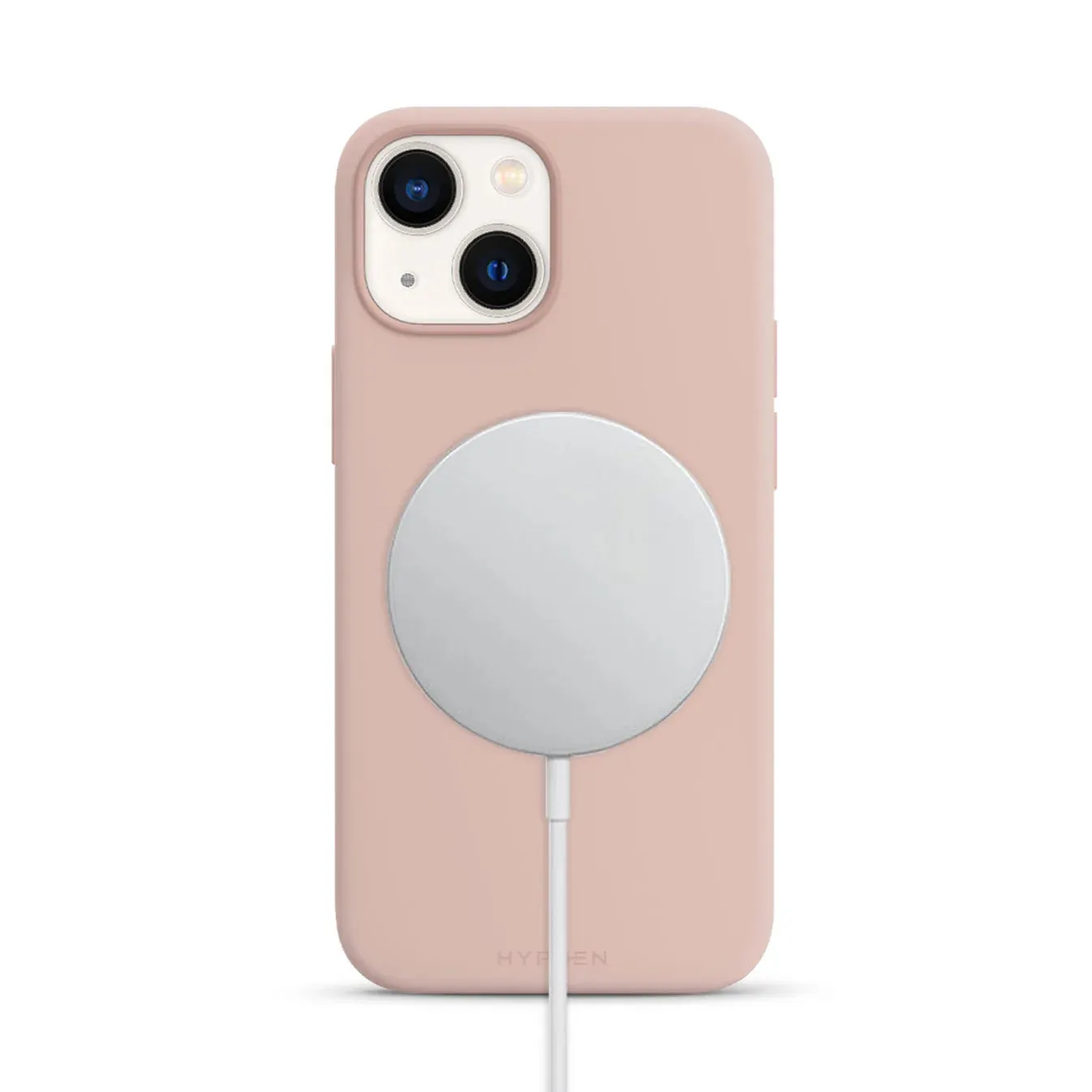 HYPHEN TINT Silicon MagsafeCase-Sand Pnk-iPh14Plus